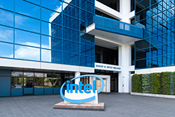 Het hoofdkwartier van Intel in Silicon Valley.
